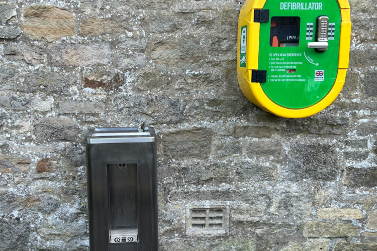 WATER FOUNTAIN AND BOTTLE REFILL MALHAM JUNE 2023 B